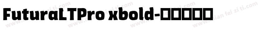 FuturaLTPro xbold字体转换